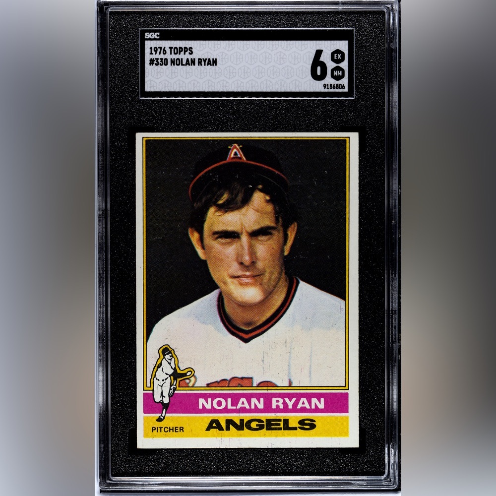 Graded! Topps Nolan Ryan baseball card!